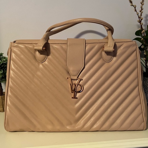 Vanderpump Pets Monogramme Pet Carrier Blush Pink - Picture 6 of 12